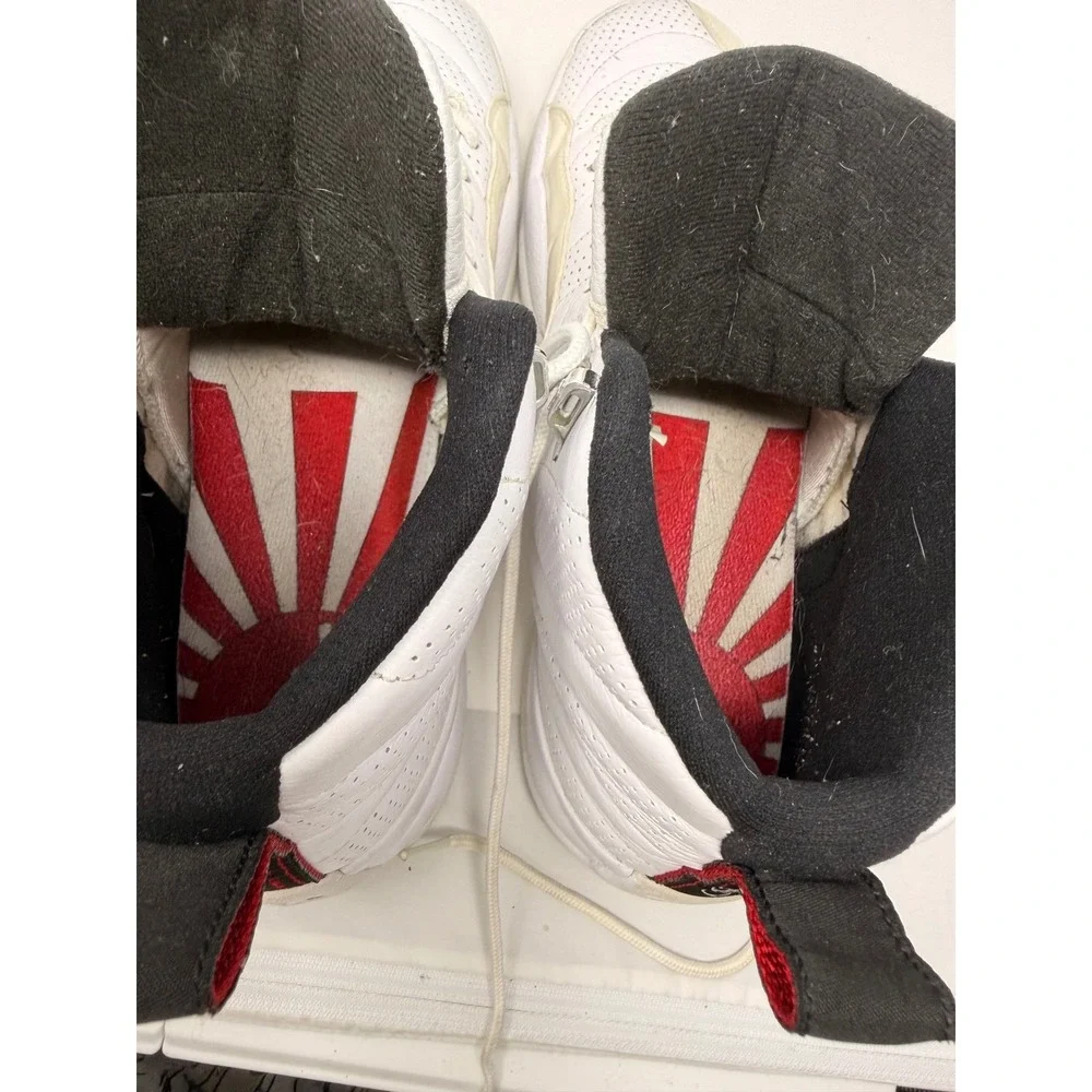 Vintage Air Jordan 12 Retro‎ Rising Sun White Red 130690-163 Sz 10.5 2009